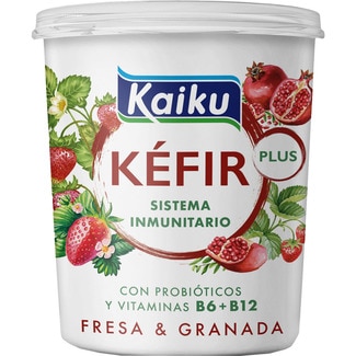 kéfir de fresa y granada envase 350 g - Kaiku