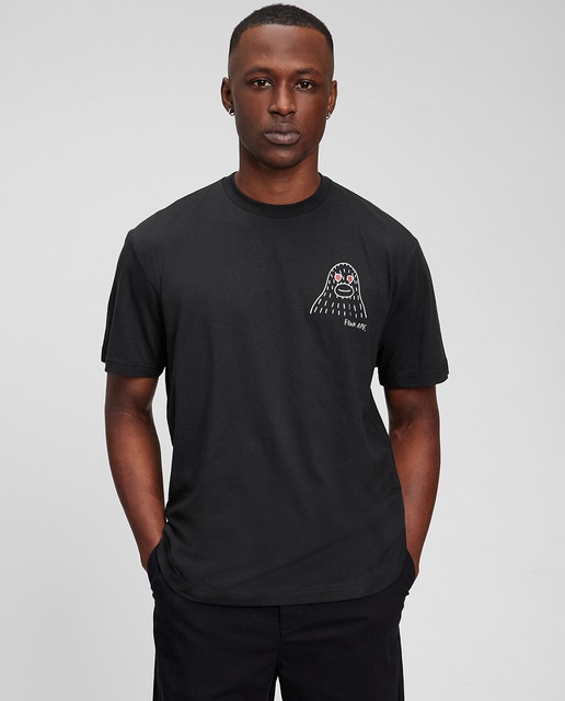 Camiseta de hombre gris oscuro de manga corta · GAP · El Corte Inglés