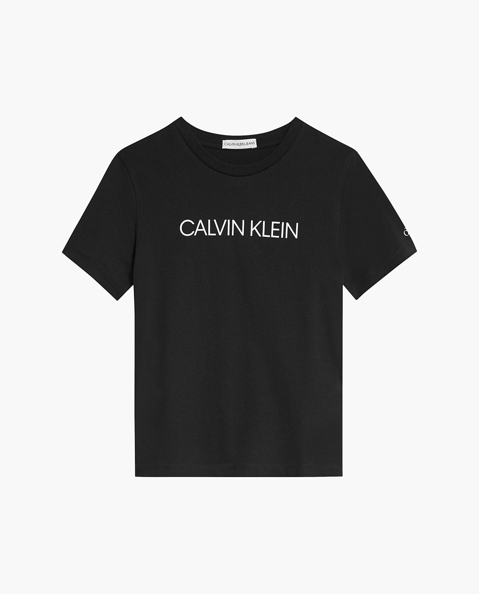 T-shirt preta com logótipo institucional Preto-5