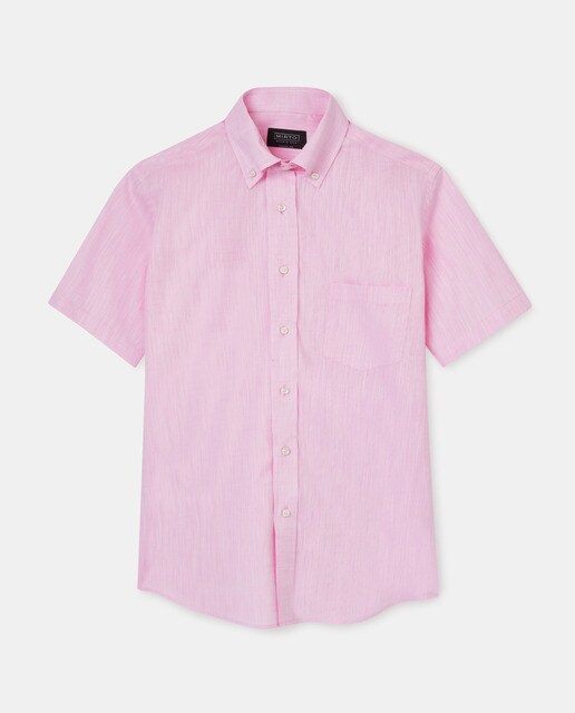 Camisa de homem clássica lisa rosa · Mirto · El Corte Inglés