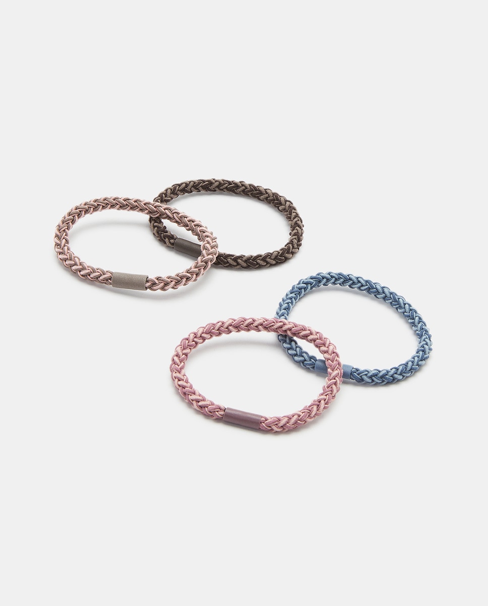 Pack de elásticos em várias cores Multicolor-1