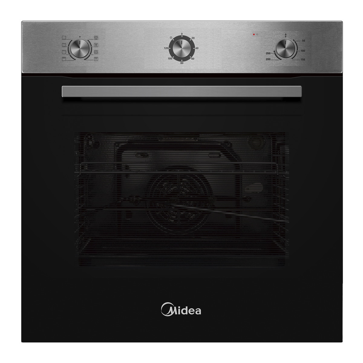 Horno multifunción Midea con función descongelar - MCO6070MMAJ Negro/Inox-1