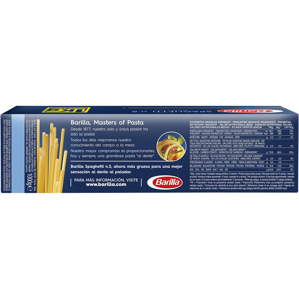 Spaghetti Nr. 5 Box 1 kg · BARILLA · Supermercado El Corte Inglés