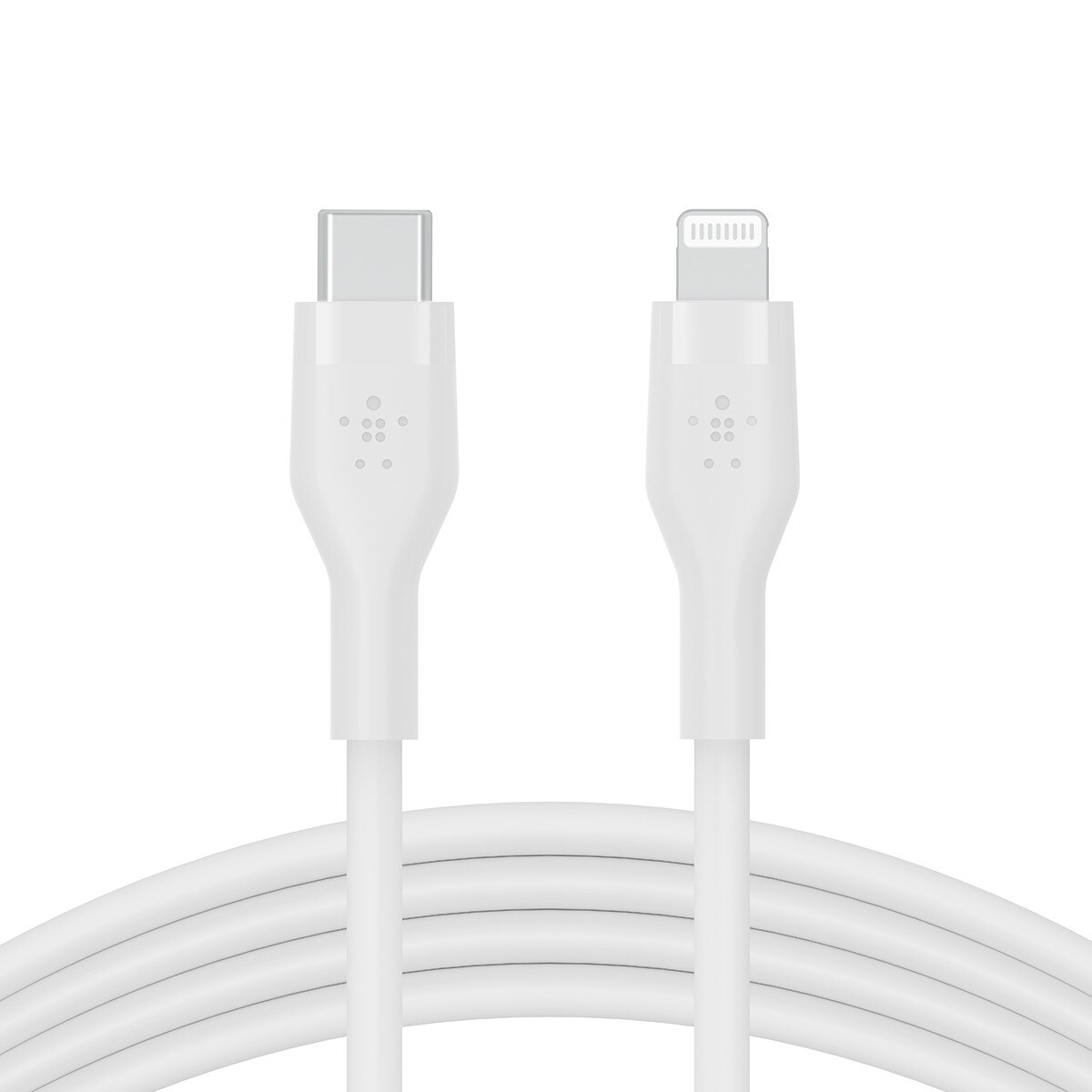 Cable de silicona Belkin Boost Charge Flex de USB-C a Lightning de 1 metro blanco Blanco-4