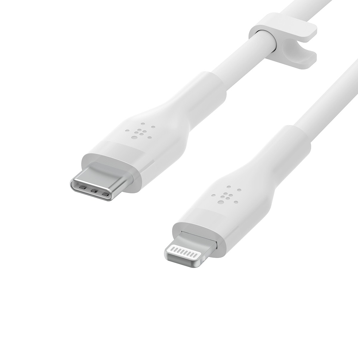 Cable de silicona Belkin Boost Charge Flex de USB-C a Lightning de 1 metro blanco Blanco-3