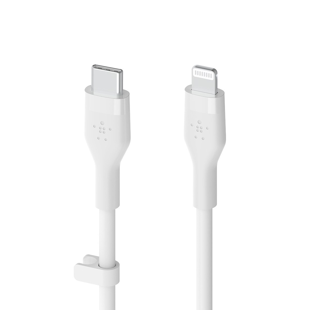Cable de silicona Belkin Boost Charge Flex de USB-C a Lightning de 1 metro blanco Blanco-2