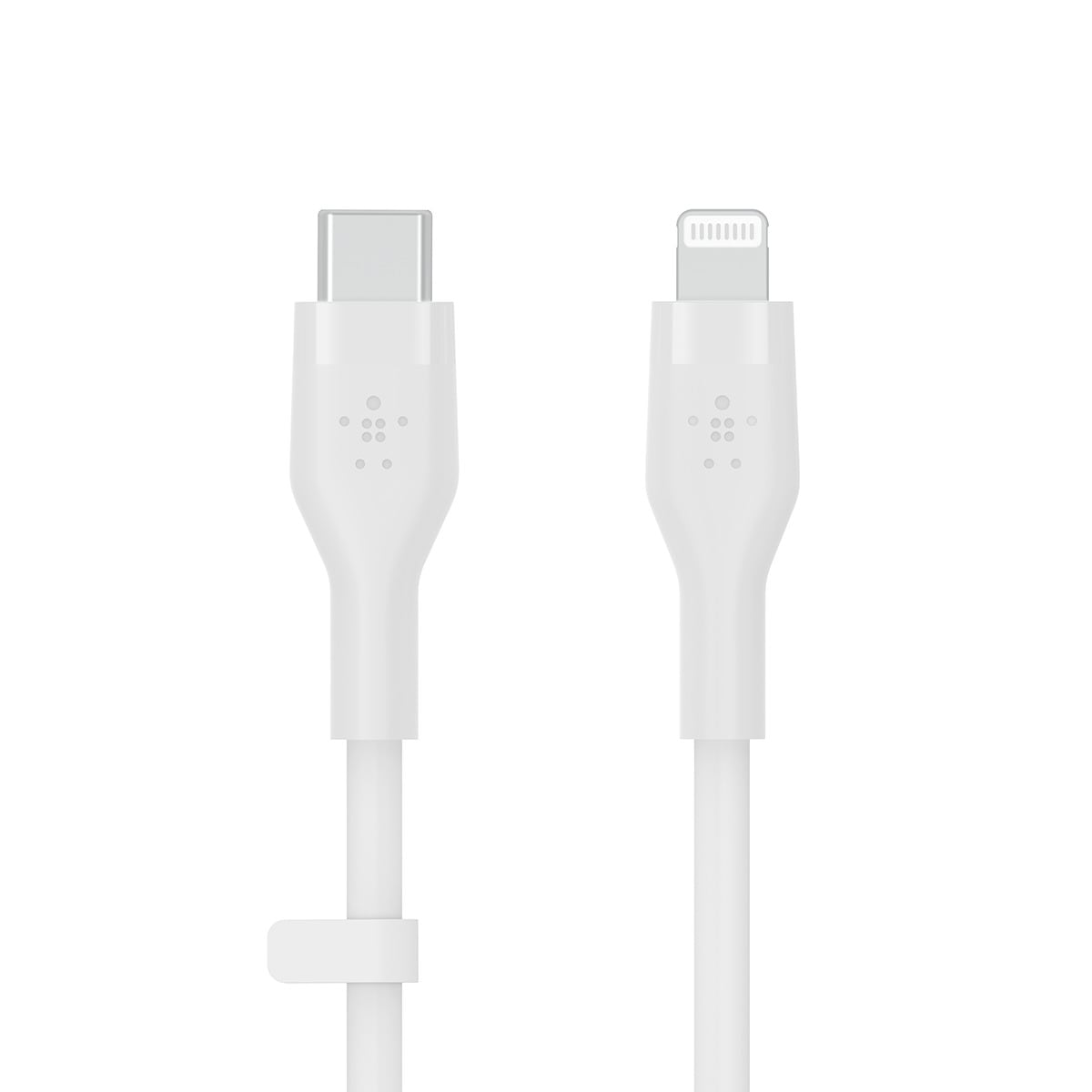 Cable de silicona Belkin Boost Charge Flex de USB-C a Lightning de 1 metro blanco Blanco-1