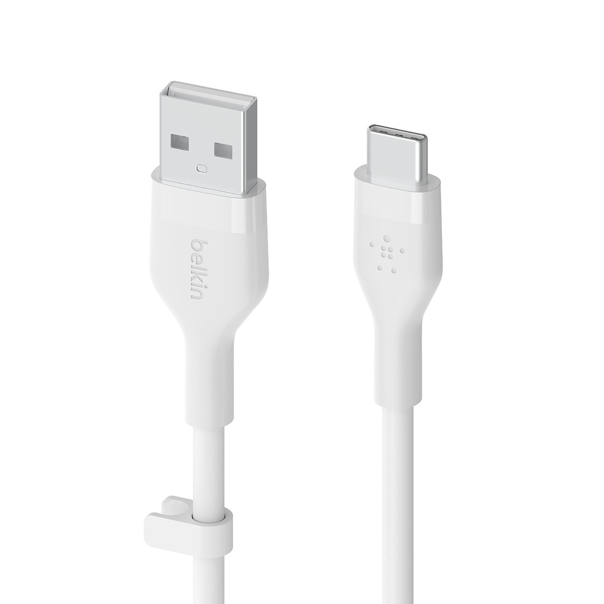 Cable de silicona Belkin Boost Charge Flex de USB-A a USB-C de 2 metros blanco Blanco-2