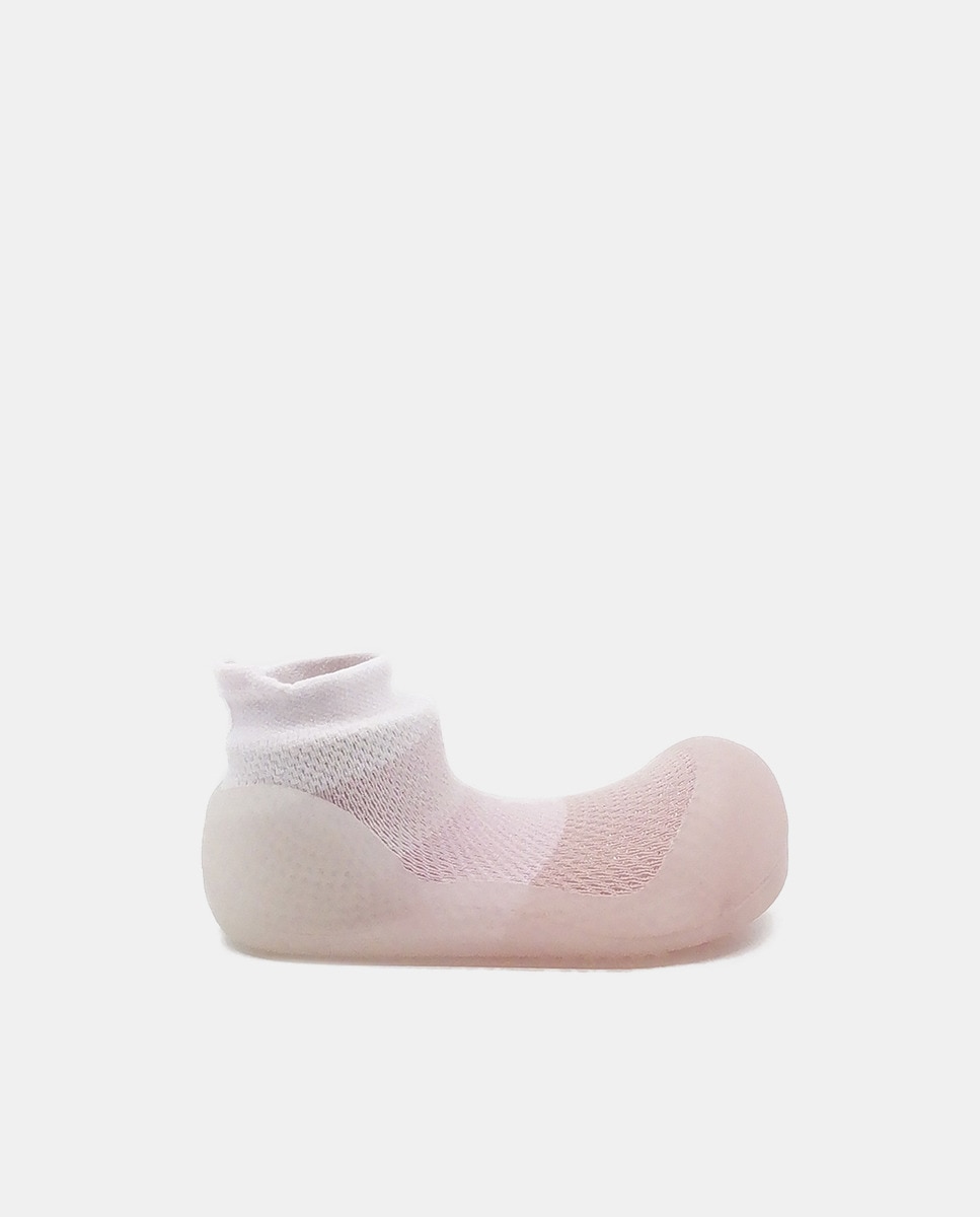Imagem 0 de Pantufas de bebé em tecido Aqua-X rosa