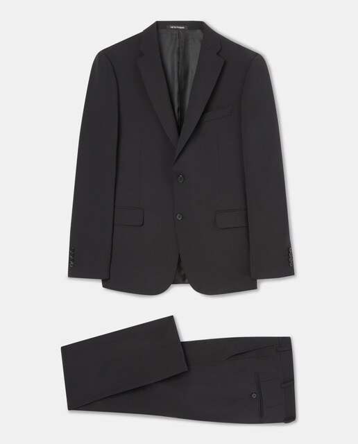 Traje de hombre slim fit liso negro · Emporio Armani · El Corte Inglés