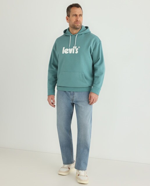 Sudadera de hombre verde con capucha tallas grandes · Levi's · El Corte  Inglés