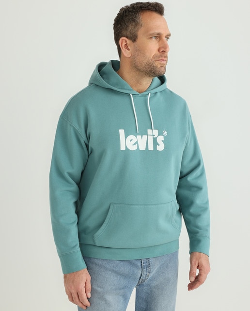Sudadera de hombre verde con capucha tallas grandes · Levi's · El Corte  Inglés