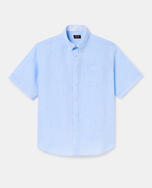 Camisa de hombre regular en lino tallas grandes · Paul \u0026 Shark · El Corte  Inglés