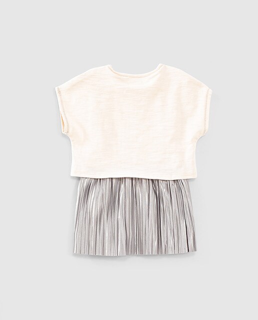 Vestido de bebé niña con falda plisada · IKKS · El Corte Inglés