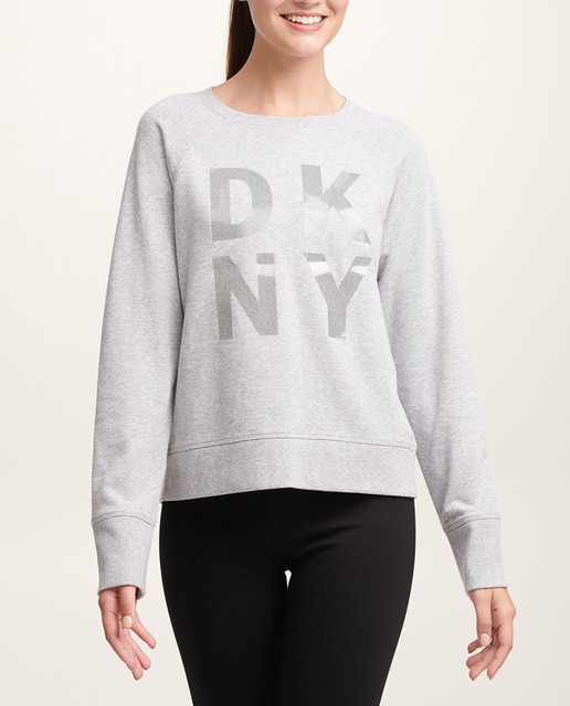 Imagen 0 de Sudadera de mujer de cuello redondo y manga larga