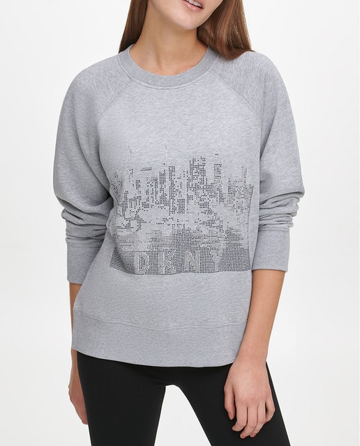 Imagen 0 de Sudadera de mujer de cuello redondo y manga larga