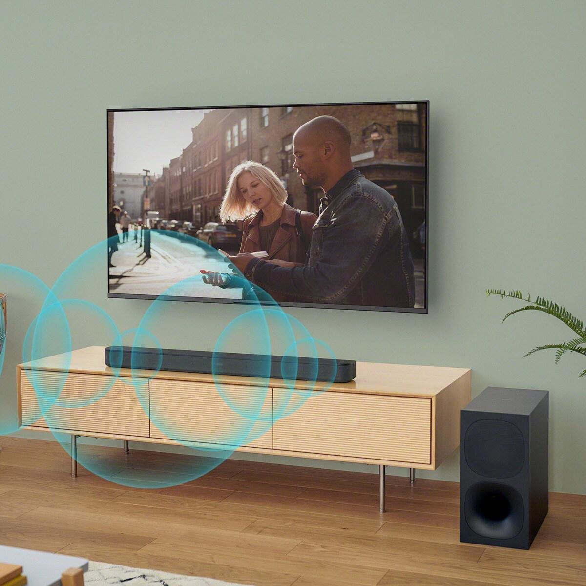 Barra de Som 2.1 Sony HT-S400 com Subwoofer Potente Sem Fios Preto-6