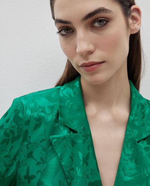 Blazer de mujer jacquard con pájaros · Fórmula Joven · El Corte Inglés