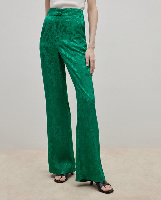 Pantalón de mujer recto jacquard · Fórmula Joven · El Corte Inglés