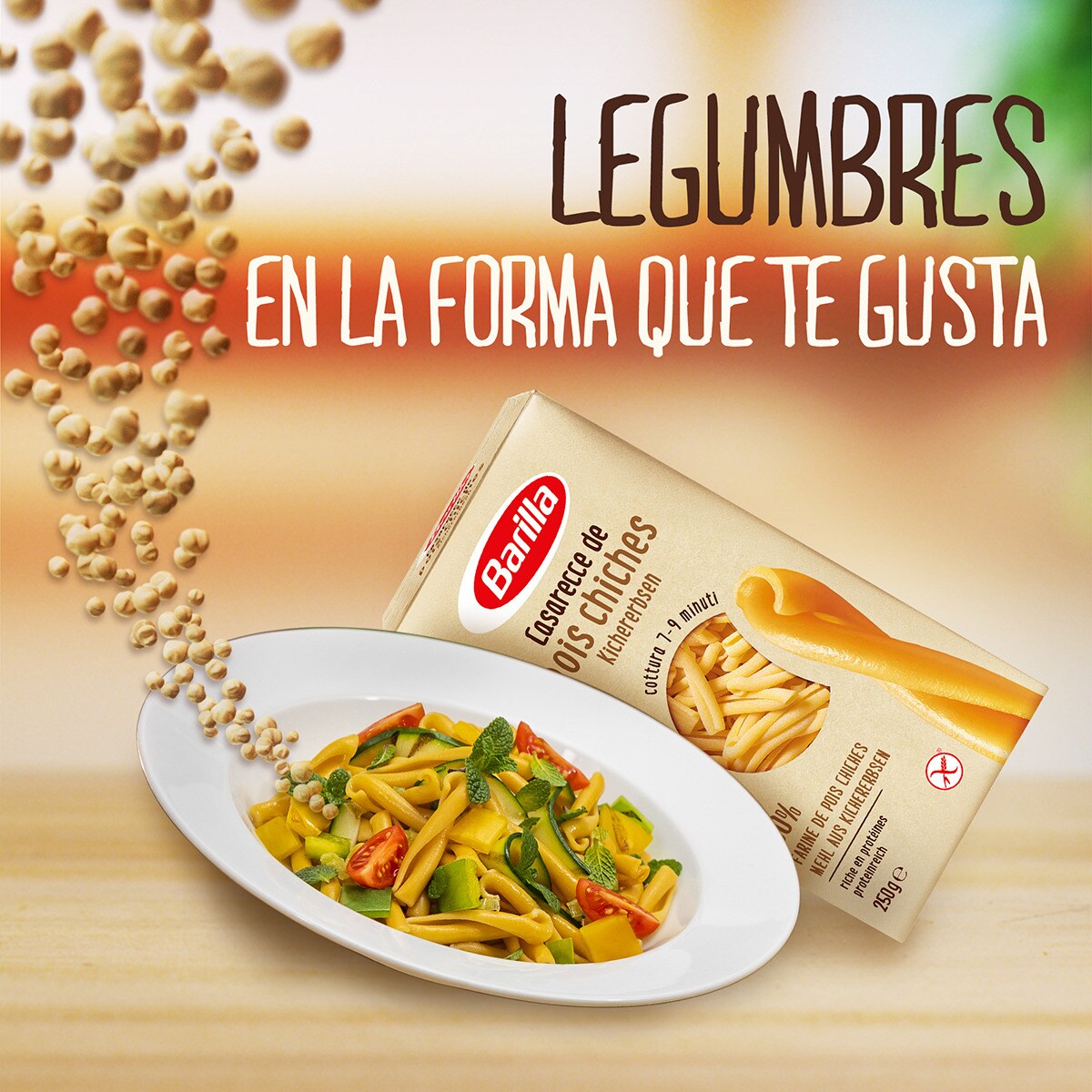 Comprar Casarecce de legumbre Garbanzo sin gluten paquete 250 g · BARILLA · Supermercado
