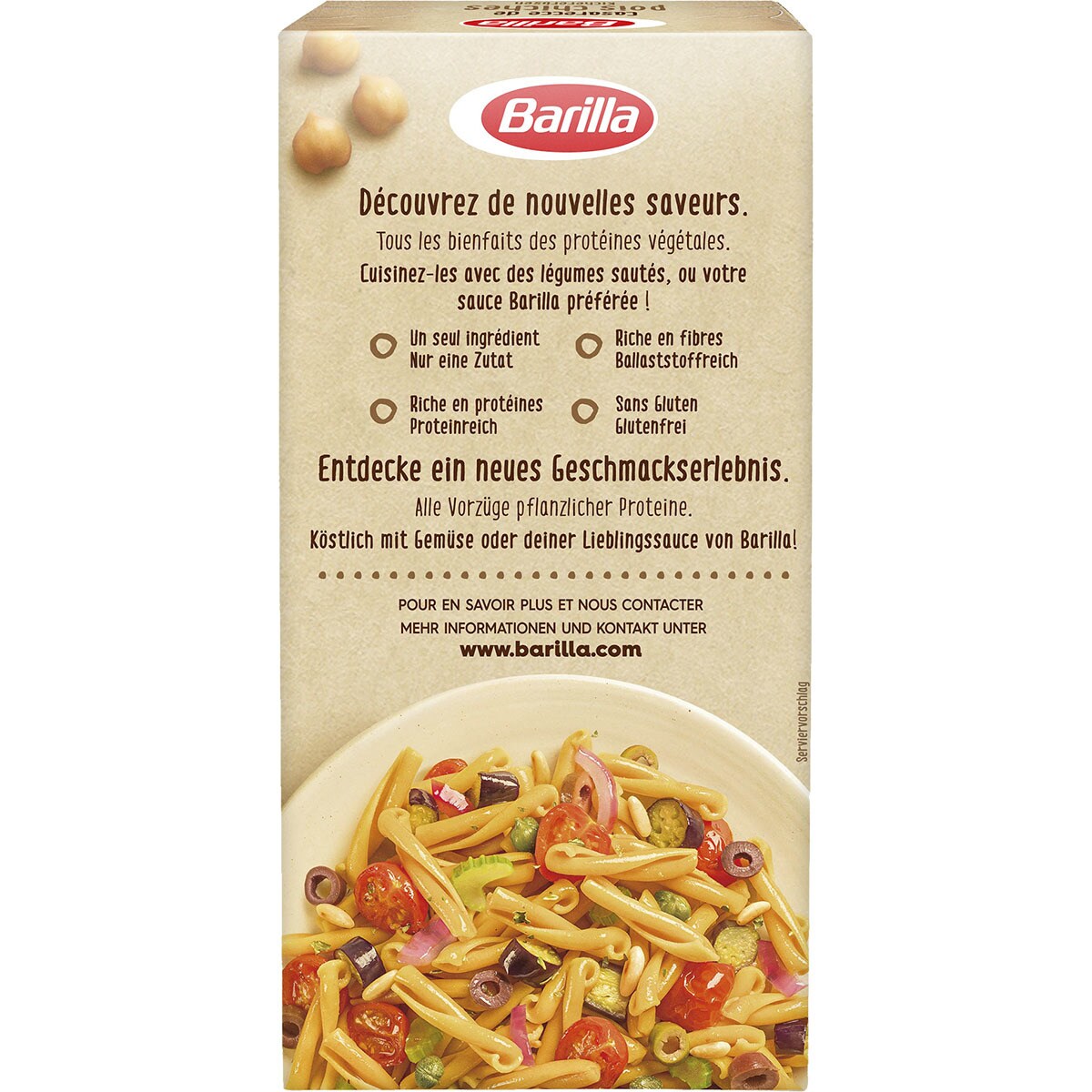 Comprar Casarecce de legumbre Garbanzo sin gluten paquete 250 g · BARILLA · Supermercado
