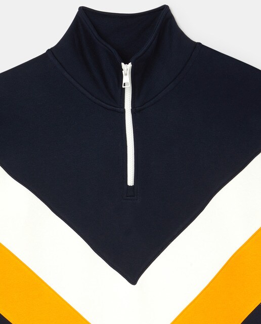 Sudadera de hombre de media cremallera azul · Gant · El Corte Inglés
