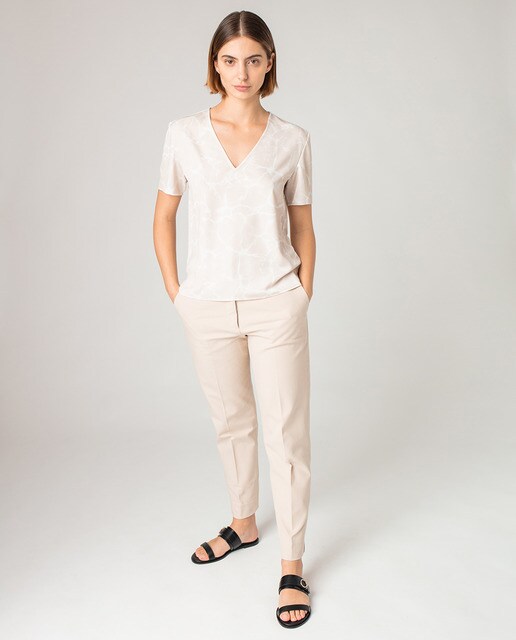 Blusa de mujer cuello pico estampado · Calvin Klein · El Corte Inglés