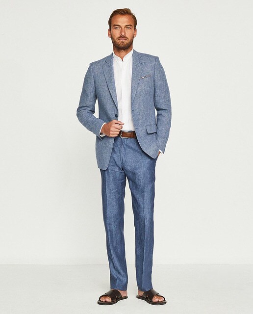 Pantalones de vestir hombre · Azules · Moda hombre · El Corte Inglés (53)