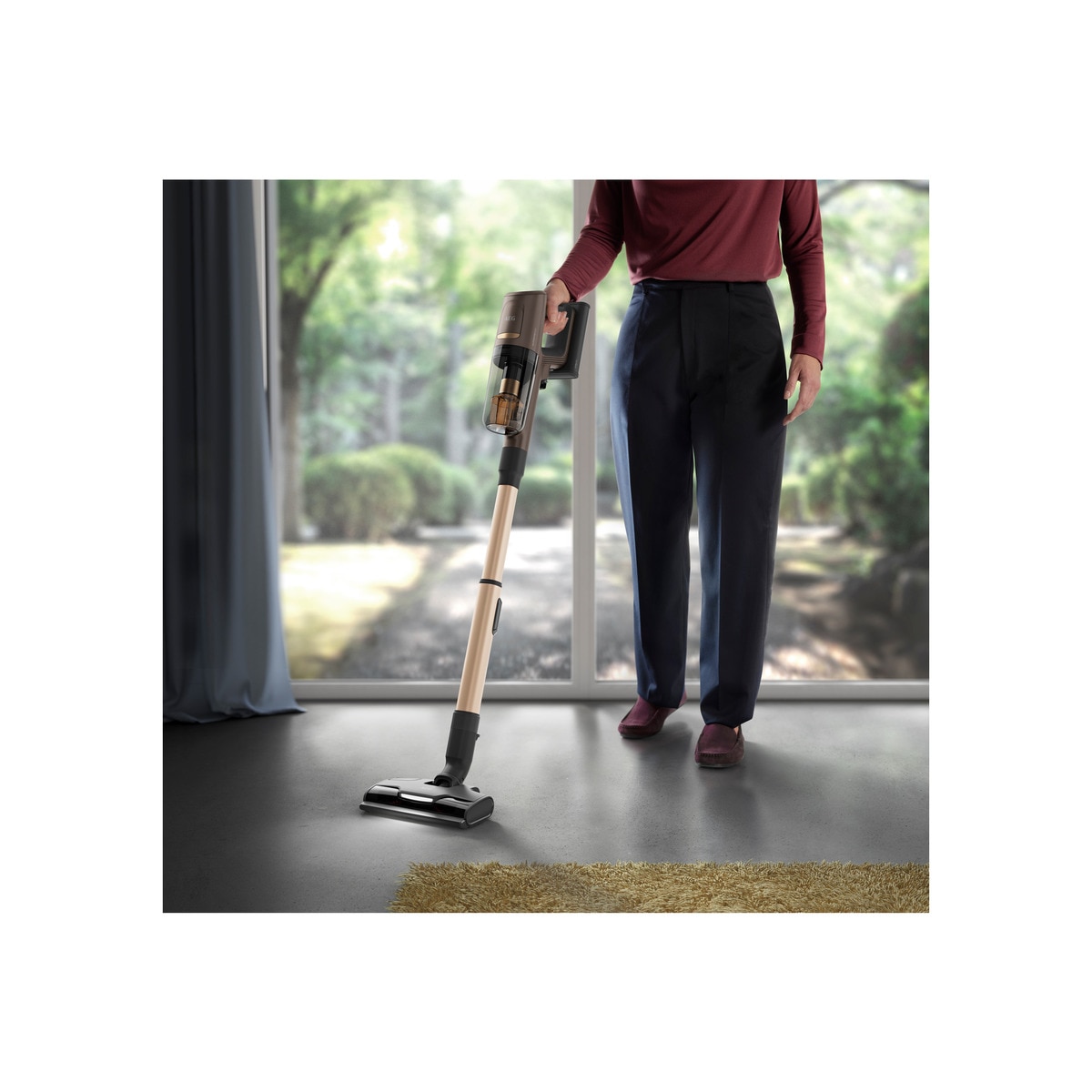Aspiradora de escoba AEG serie 8000 base de carga y carga rápida Marrón-13