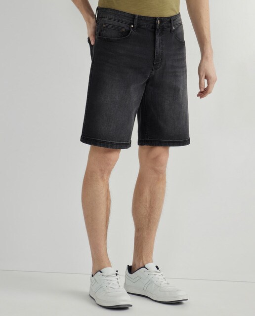 Bermuda Vaquera G-Star 3301 Slim Negra para Hombre
