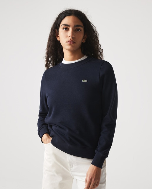 Sudadera regular fit con cuello redondo de mujer · Lacoste · El Corte Inglés