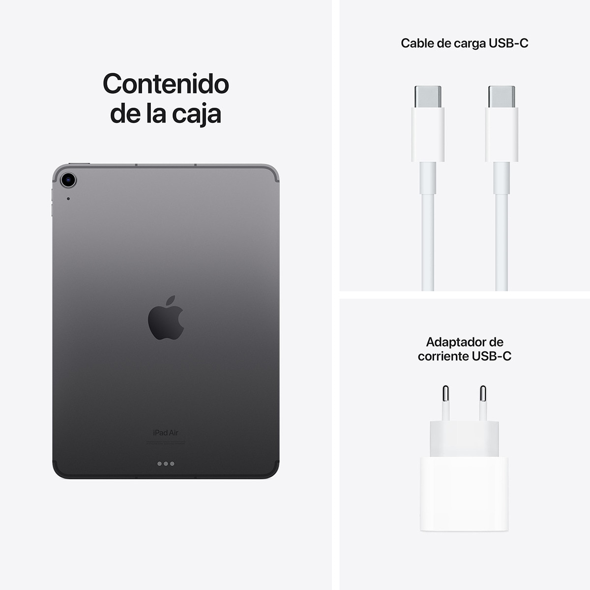 Apple iPad Air (2022) Wi-Fi + Cellular (5ª Generación) Gris espacial-7