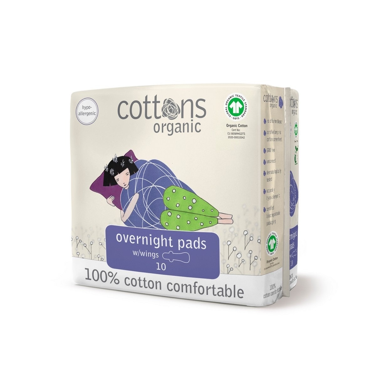 Imagem 0 de Pensos Higiénicos Noite - 10 un.