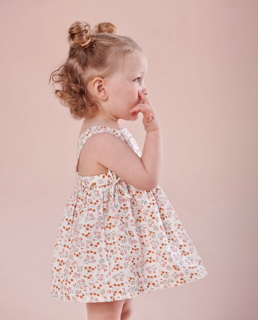 Comprar Vestido de bebé niña de lino · Unit · Hipercor