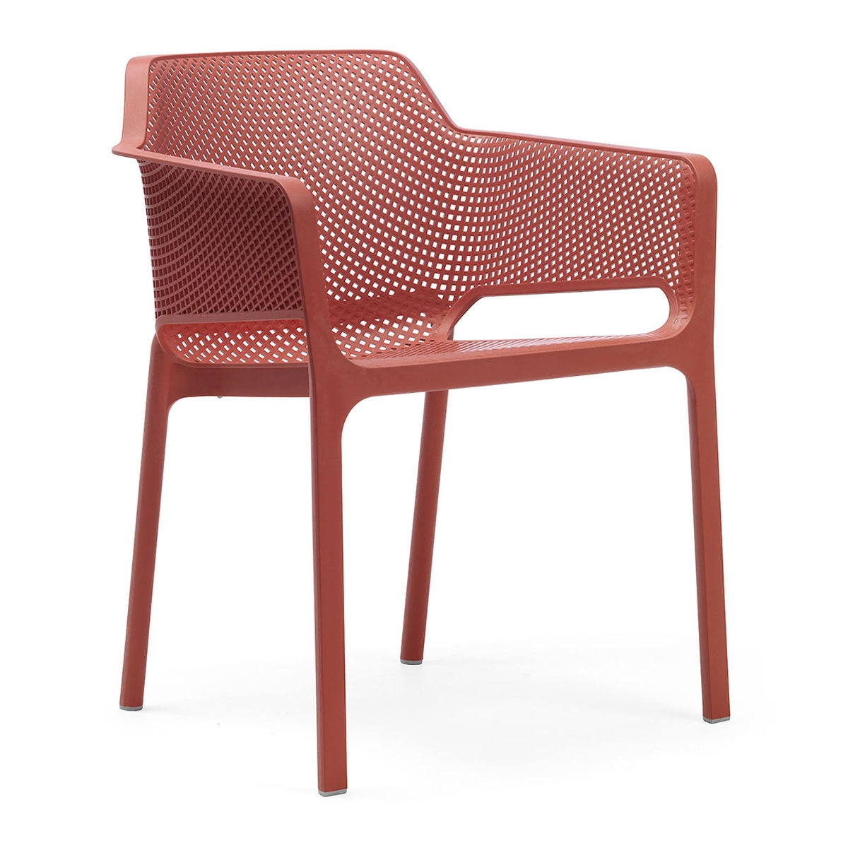 Sillón de comedor de jardín apilable Net Nardi Coral-1