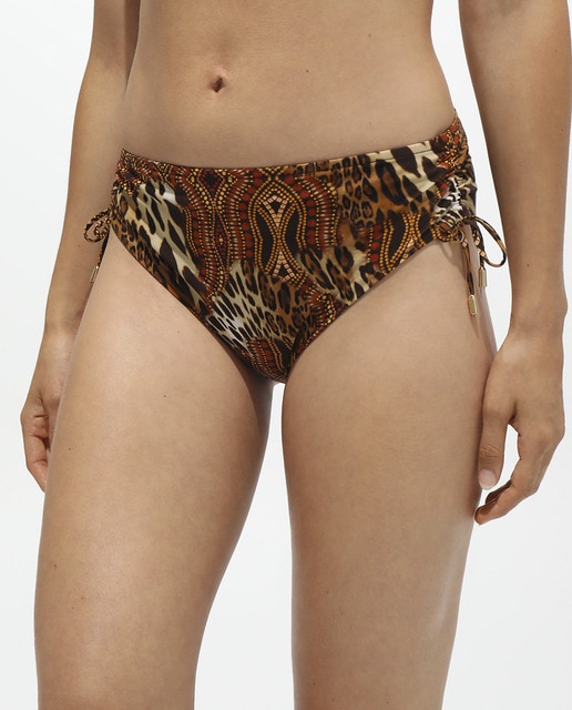 Imagen 0 de Braga de bikini alta animal print fibras recicladas