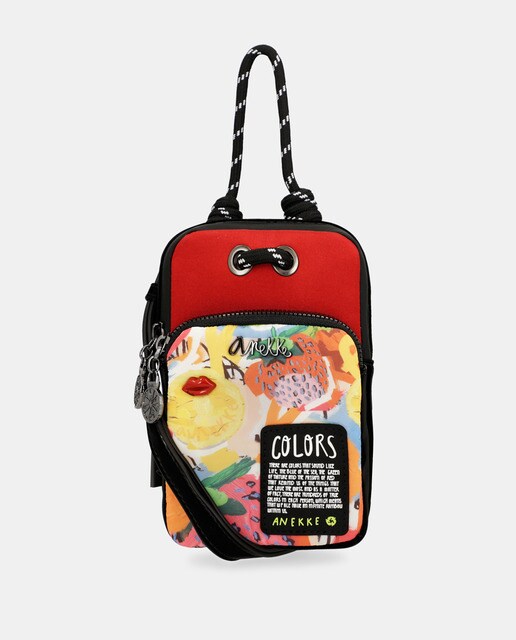 Bolso para móvil Nature Edition en rojo con cremallera · Anekke · El Corte  Inglés