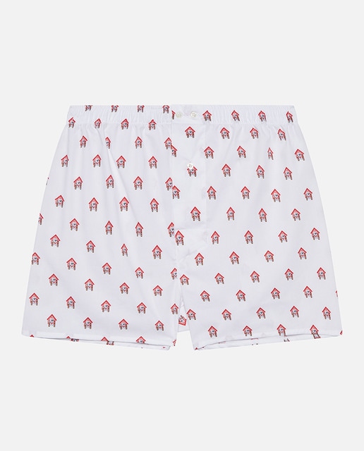 Bóxer de tela de hombre blanco estampado · Kiff-Kiff · El Corte Inglés