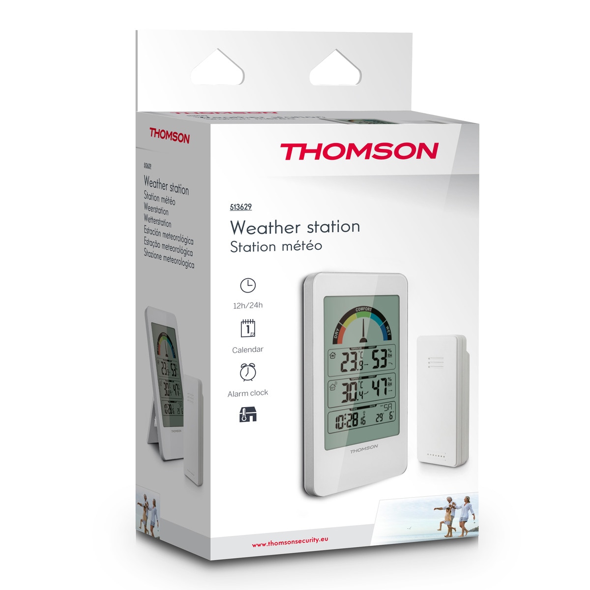 Estación meteorológica con sensor higrómetro · THOMSON · El Corte Inglés