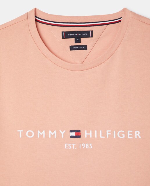 Camiseta de hombre rosa de manga corta · Tommy Hilfiger · El Corte Inglés