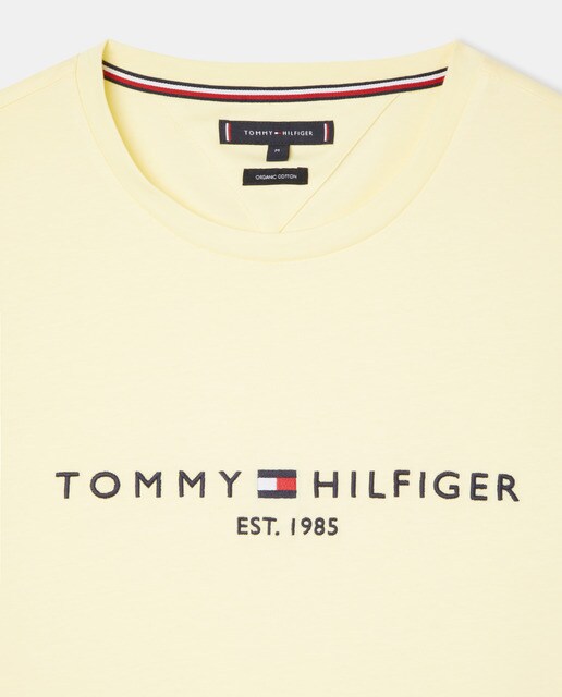 Camiseta de hombre amarilla de manga corta · Tommy Hilfiger · El Corte  Inglés