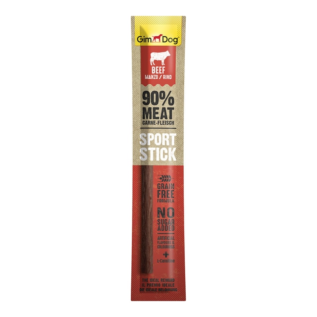 Imagen 0 de Snack para perros GimDog Sport Sticks buey 12 g