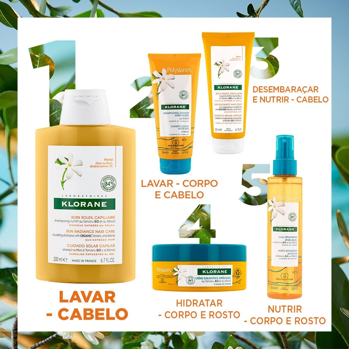 Champô Nutritivo com Tamanu BIO 200ml Klorane 7