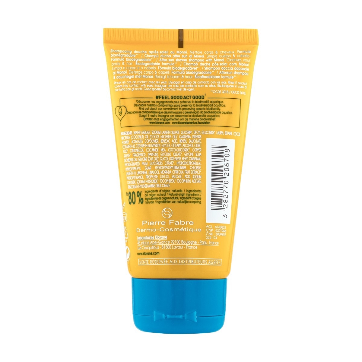 Champô e Gel Banho Polysianes After Sun 75ml Klorane 2