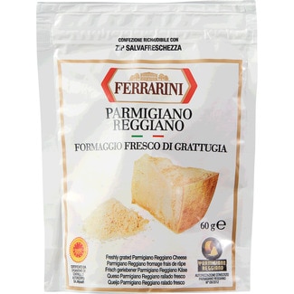 Queijo Ralado Parmigiano Reggiano embalagem 60 g - Ferrarini