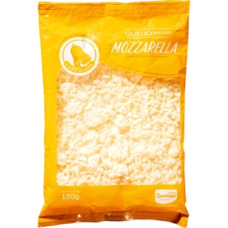Queijo Mozzarella Ralado embalagem 150 g - Campainha