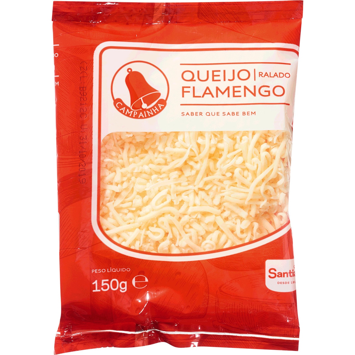 Queijo Flamengo Ralado embalagem 150 g