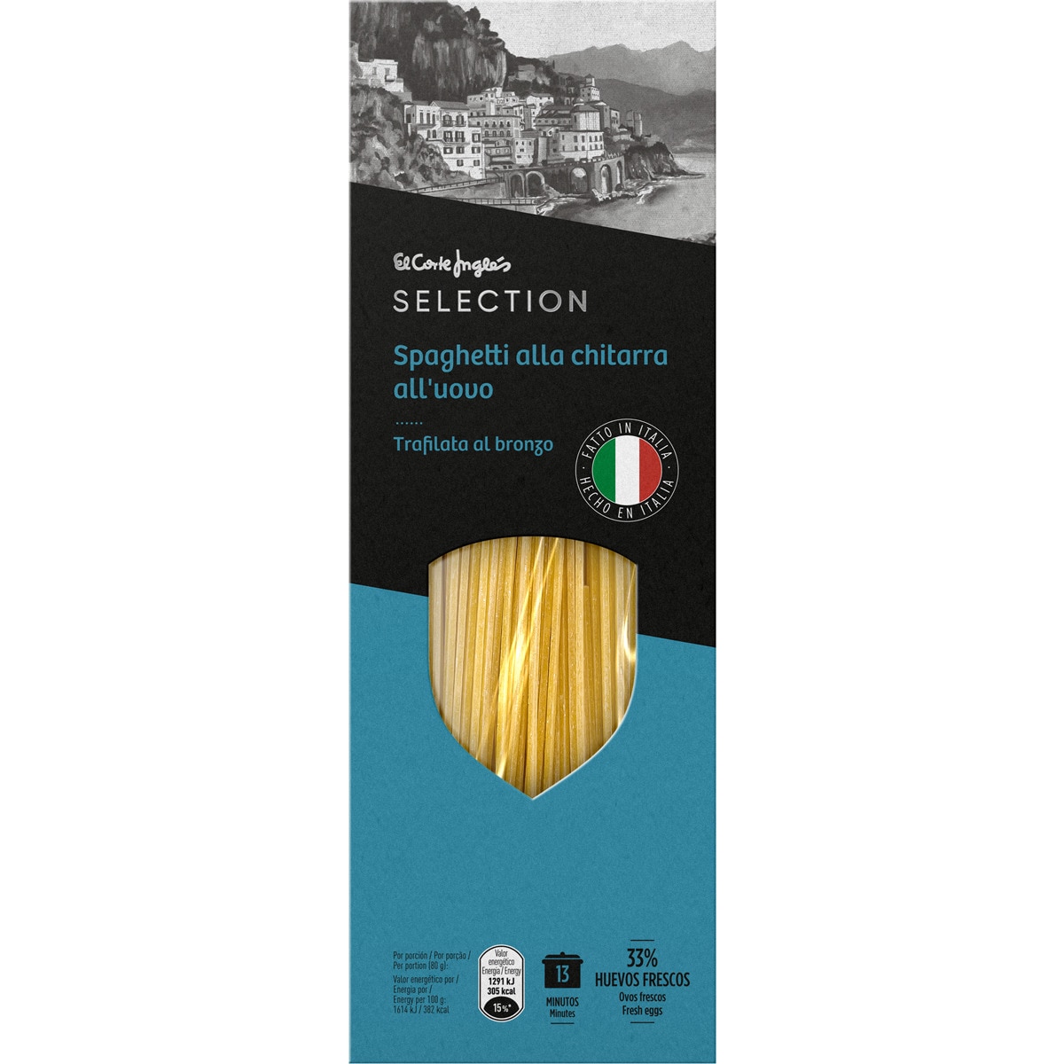 espaguetis a la chitarra al huevo caja 250 g