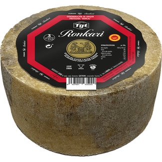 queso curado de oveja elaborado con leche cruda DOP Roncal peso aproximado pieza 2,88 kg - Ronkari