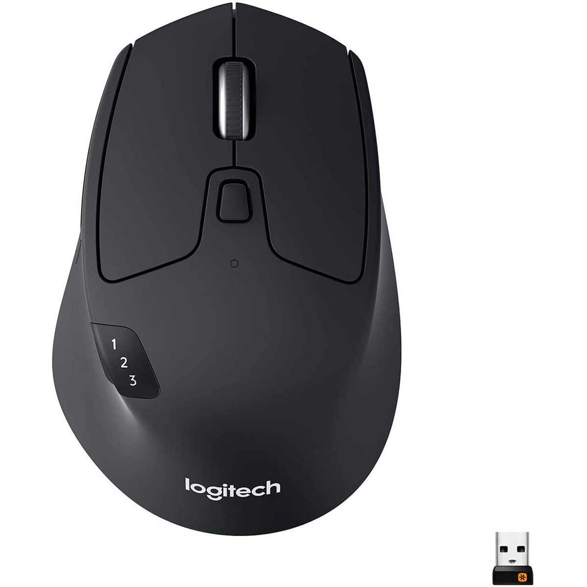 Rato Logitech M720 Triathlon Sem Fios, 1000 dpi - Preto Preto / Cinzento-2